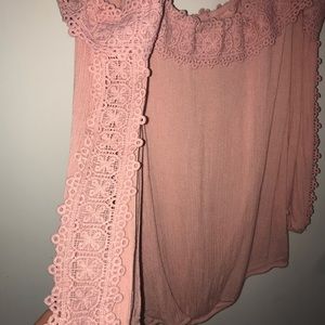 Pink blouse